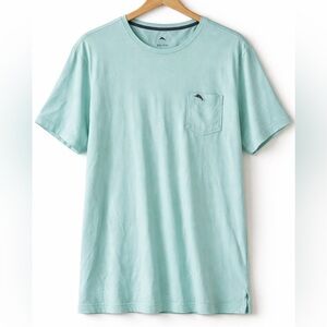 Tommy Bahama Pima Cotton Pocket T-Shirt Mint Green XXL Tall Casual Tee